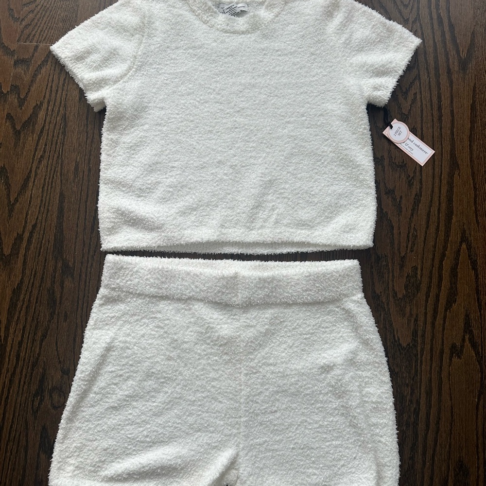 Soft & Cozy White Two-Piece Set
